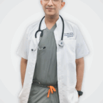 Mandarian Collar Half Sleeves Apron