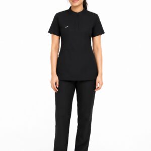 Classic Mandarin Collar Scrub - 6 Pocket TSZ Essential